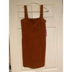 Corduroy Chestnut Dress 🍂